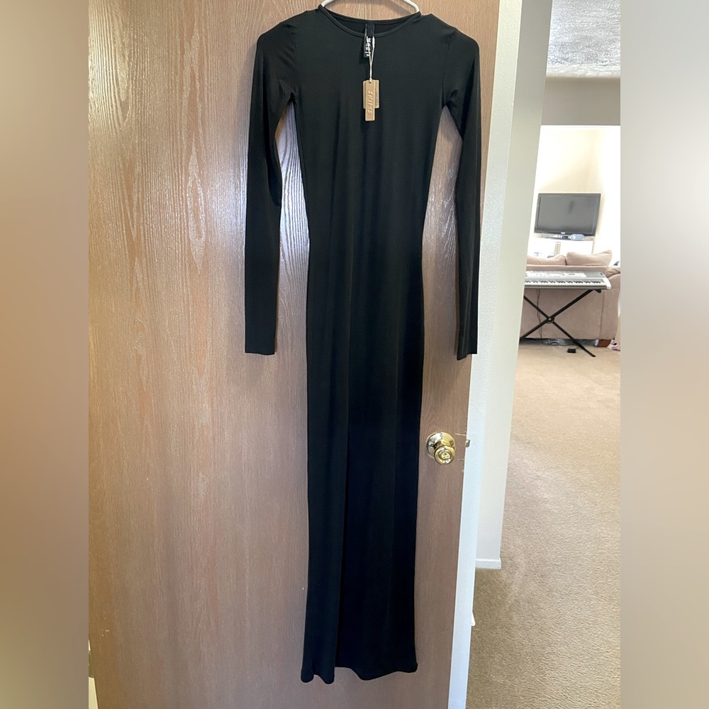 skims smooth lounge crew neck dress